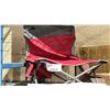 Image 3 : OZARK TRAIL FOLDING CHAIR & ASSORTED FOLDABLE PICNIC BLANKETS
