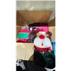 Image 7 : SHELF LOT OF ASSORTED CHRISTMAS DECOR, CHRISTMAS TREE AND MORE