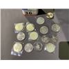 Image 2 : LOT OF ASSORTED WORLD COINS & WATCH