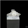 Image 3 : Adjustable/Resizable Sterling Silver Ring, 1.2 Carat Emerald Cut Moissanite, Platinum-Plated