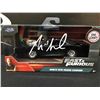 Image 1 : VIN DIESEL SIGNED DIE CAST CAR KB COA