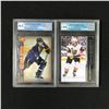Image 1 : LOT OF 2 GRADED YOUNG GUNS NHL TRADING CARDS
