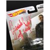 Image 2 : GIANCARLO ESPOSITO SIGNED AND INSCRIBED HOT WHEELS CARD (SMUDGED) WWOC COA