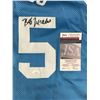 Image 2 : BOB MCADOO SIGNED NORTH CAROLINA BACKETBALL JERSEY JSA COA