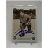 Image 1 : 1992 GUY LAFLEUR SIGNED UPPER DECK HOCKEY CARD NO. 638