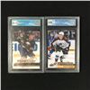 Image 1 : 2014-15 JACK MCCABE UD ROOKIE (GCG GRADED 9.5) & 2017-18 TYSON JOST UD ROOKIE (GCG GRADED 10)