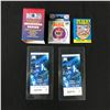 Image 1 : LOT OF 2 2015 VANCOUVER VS PHILADELPHIA GAME TICKETS, NHL PLAYING CARDS & TOPPS DESERT STORM TRADING