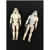 Image 1 : 2X VINTAGE 1977 KENNER STAR WARS STORMTROOPER ACTION FIGURES WITH BLASTERS