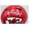 Image 2 : Christian Okoye Autographed Kansas City Chiefs Full Size Speed Replica Helmet (Smudged) Beckett