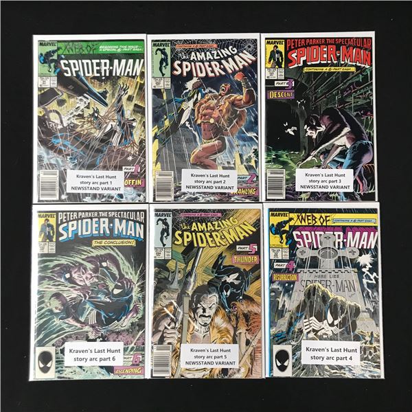 SPIDERMAN - KRAVEN'S LAST HUNT #1-6 COMPLETE (MARVEL COMICS)