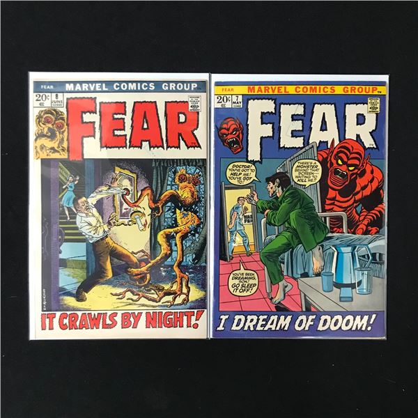 LOT OF 2 FEAR COMICS (MARVEL COMICS)