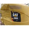 Image 4 : 2018 CAT 3C3ECR Excavator  S # HHM03166  15.7 Hrs. Dented
