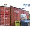 Image 1 : 8'  X  8'  X  20'  Shipping Containner w/Shelving