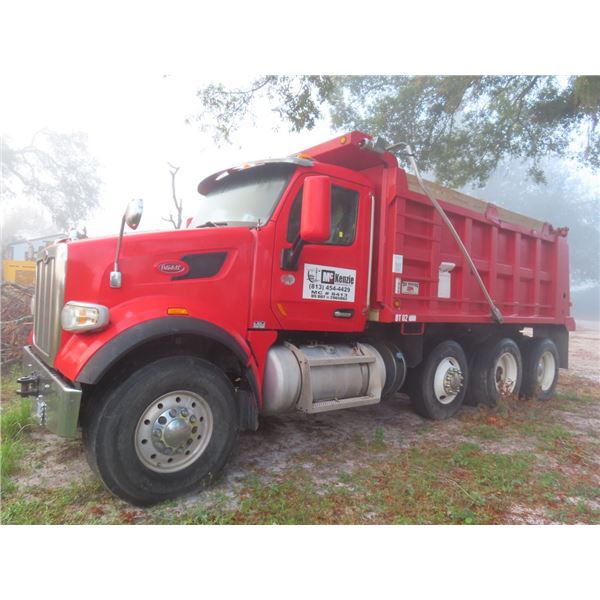 2017 Peterbilt 377  3 Axle Dump 35000 GVWR