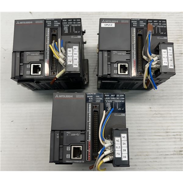 (3) Mitsubishi #L26CPU-BT CPU Units