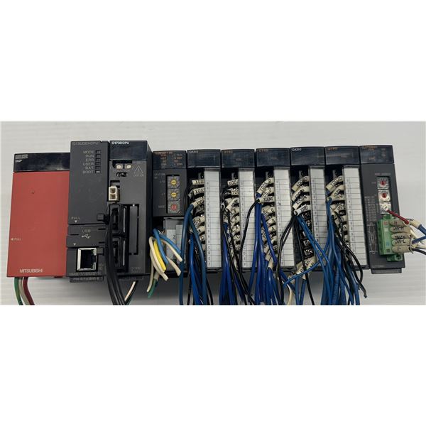 Mitsubishi #Q38DB Base Units w/ Power Supplies & Modules