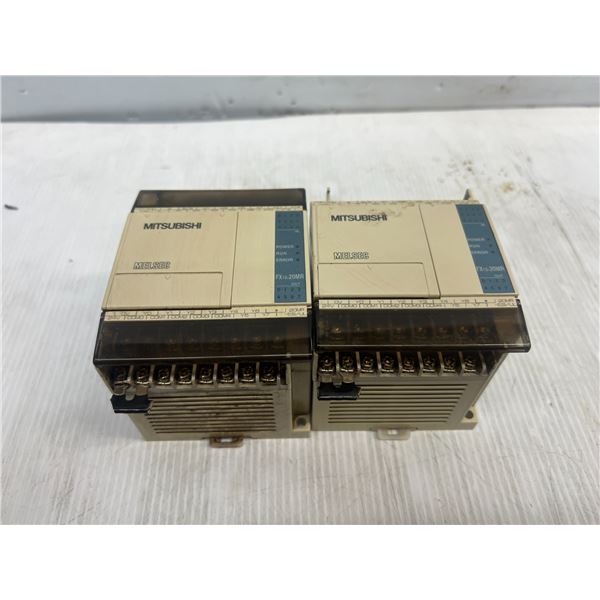 (2) Mitsubishi #FX1S-20MR-ES/UL Programmable Controllers