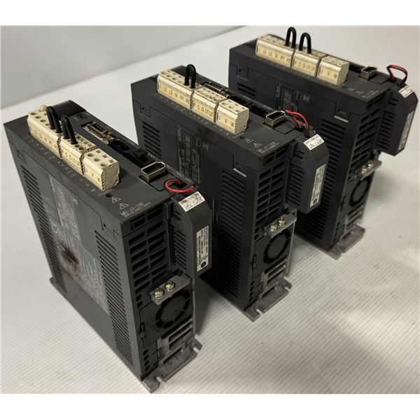 Lot of (3) Mitsubishi Servo Drives