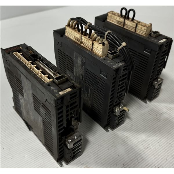 (3) Mitsubishi #MR-J3-20A AC Servo Drives