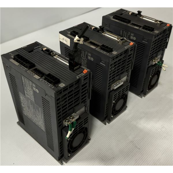 (3) Mitsubishi #MR-J4-200A AC Servo Drives