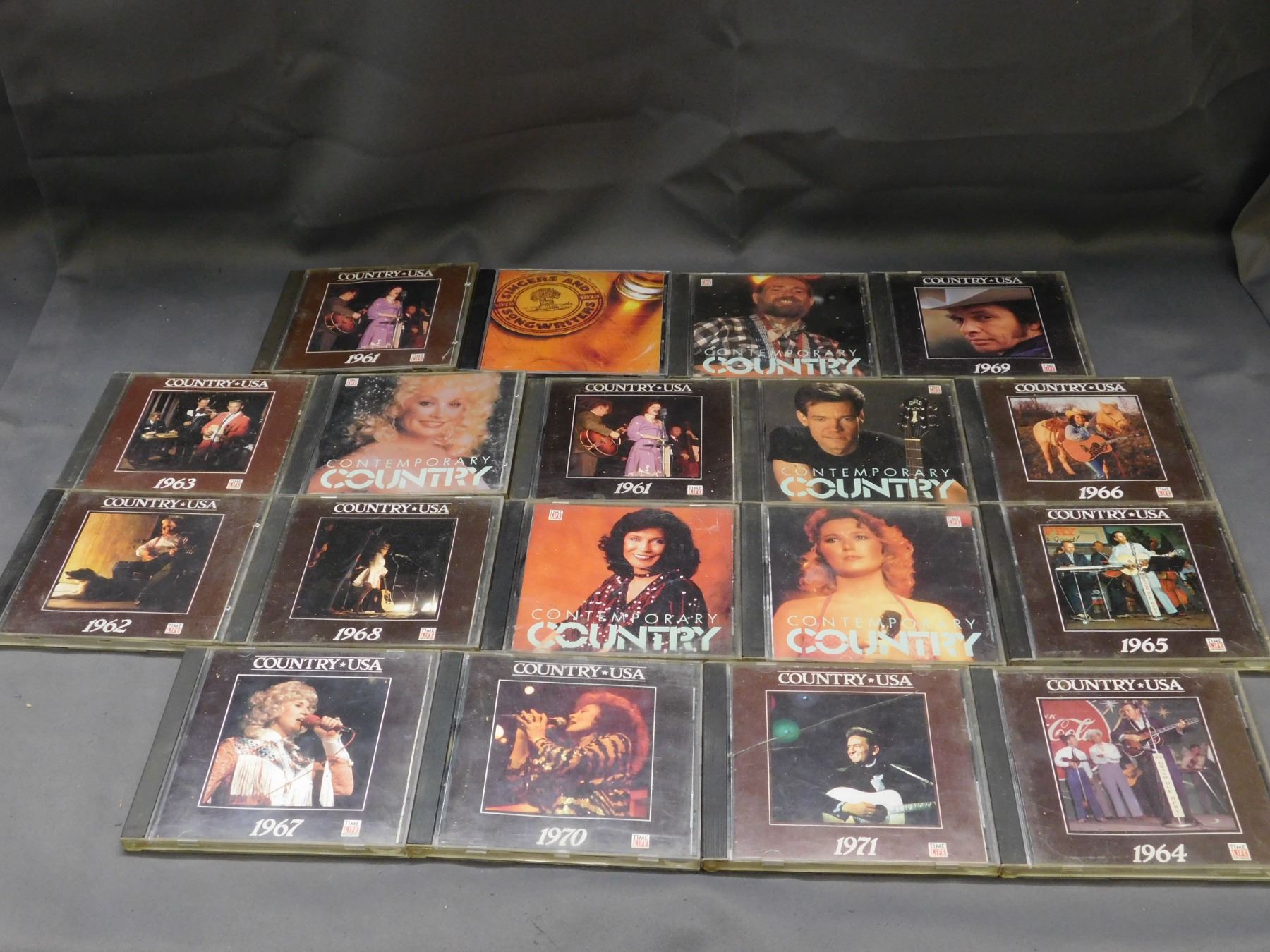 Lot of 19 Time Life Country CDs