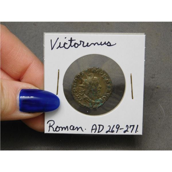 Authentic Victorinus Antoninianus Bronze Roman Coin 269-271 AD