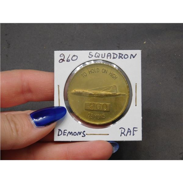 260 Squadron Fighters Bomber Demons RAF Medal