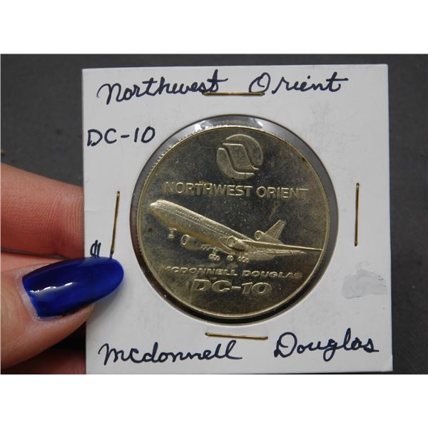 Northwest Orient DC-10 To Florida Medallion