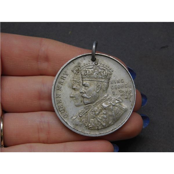1873 Queen Mary King George V Medallion