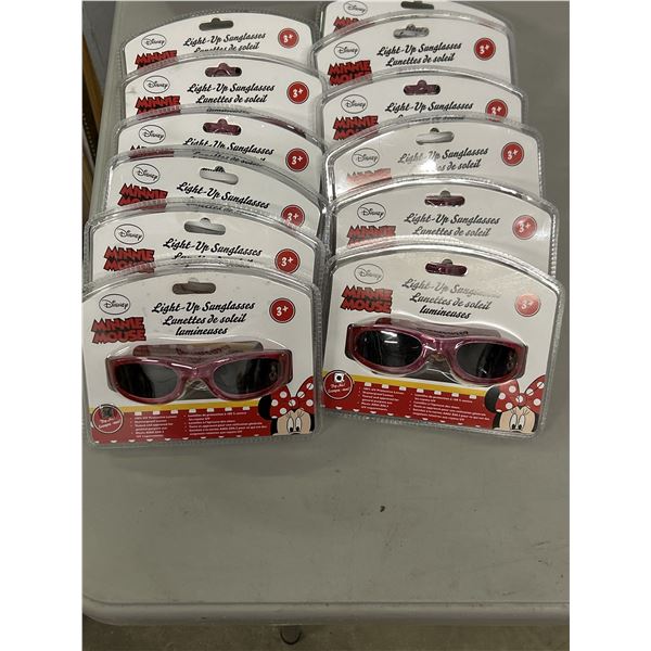 12 New Disney Minnie Mouse Light Up Sunglasses