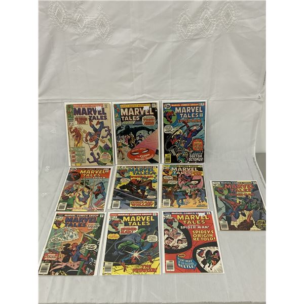 Lot of 10 Marvel Tales Comic Books #16,17, #69-75, #78