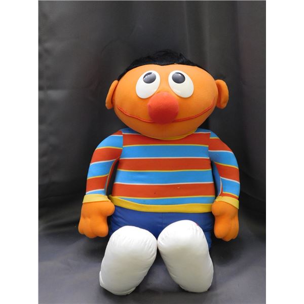 Sesame Street Ernie LARGE Hasbro Softies 1985 Vintage Plush