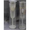 Image 4 : Lot of 5 Millennium 2000 Champagne Glasses
