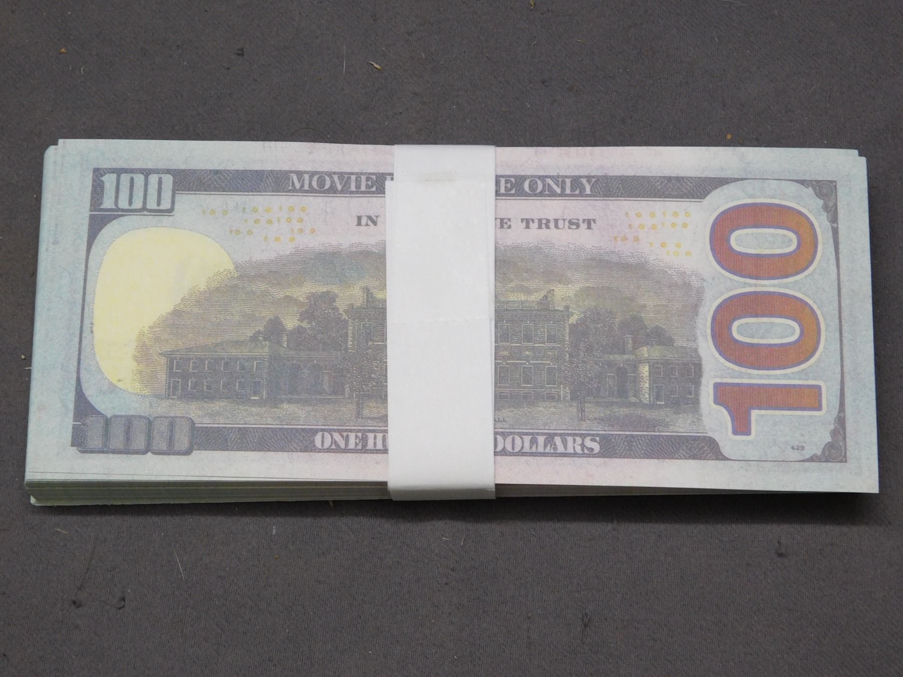 Sealed Pack of $100 Bank Notes Movie Prop US Money