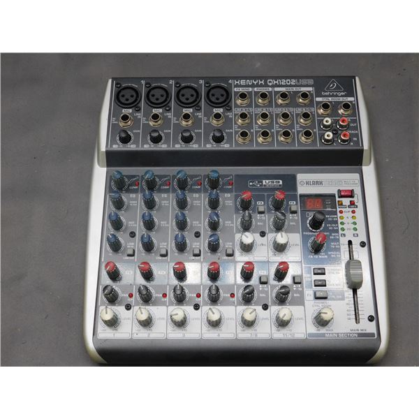 Klark Multi FX Processor Xenyx QX1202 USB CTRL Room Behringer Mixer