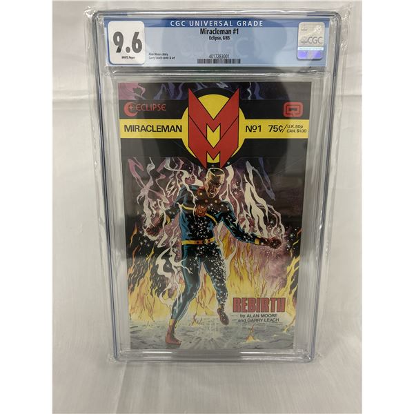 9.6 Miracleman #1 Eclipse 8/85 CGC Universal Grade