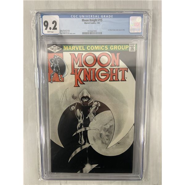 9.2 Moon Knight #15 Marvel Comics 1/82 CGC Universal Grade