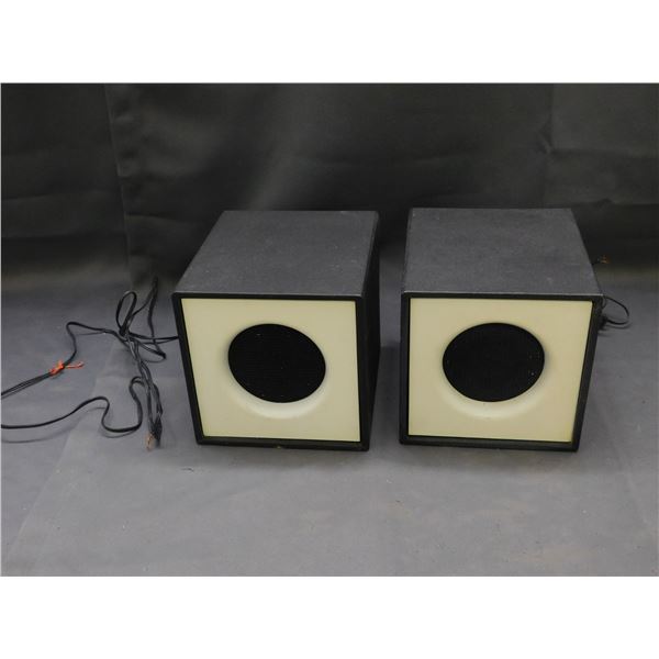 Pair of Model SP35 Made in Canada Extension Speakers Electrohome Serial X