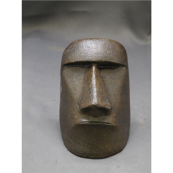 Easter Island Head Pottery Sculpture