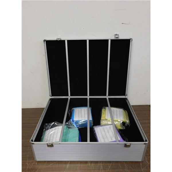 CD Box CD Filing Case 1000 Disc Aluminum Carrying Case