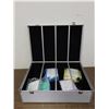 Image 1 : CD Box CD Filing Case 1000 Disc Aluminum Carrying Case