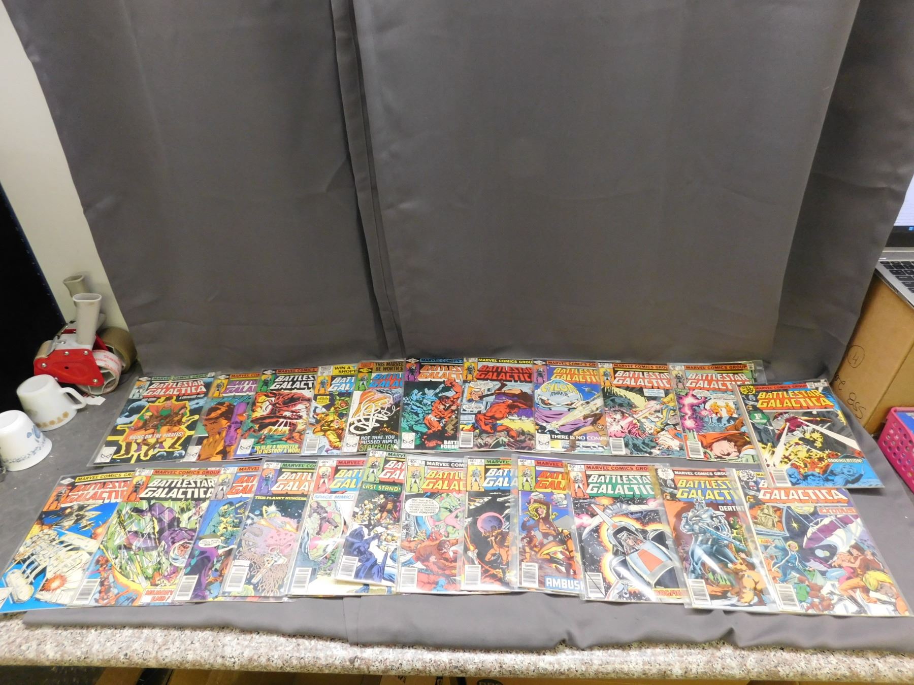Lot of Battlestar Galactica #1-28 Vintage Comic Books Marvel