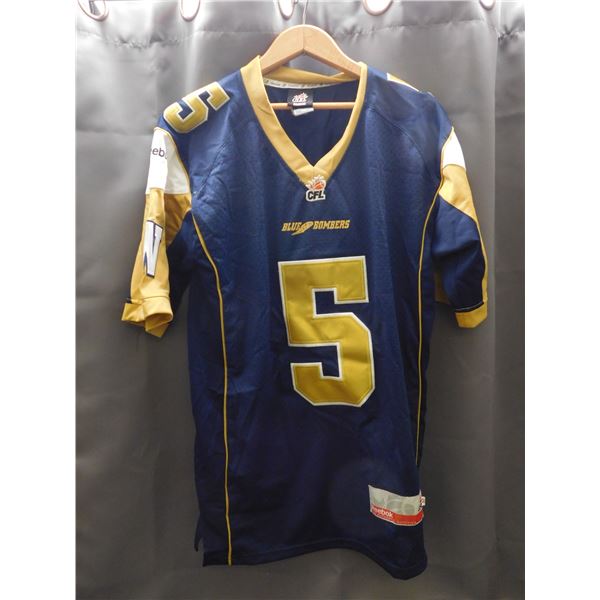 Blue Bombers CFL Jersey Size M by Reebok