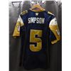 Image 4 : Blue Bombers CFL Jersey Size M by Reebok