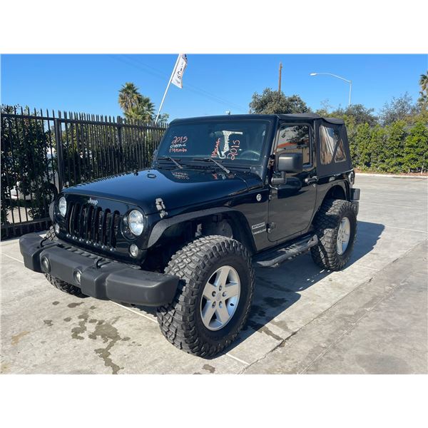 JEEP WRANGLER 2015 O/S TITLE 2 DAYS