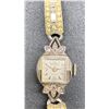 Image 3 : 10K CHAIN (23") WITH 10K BUTTERFLY PENDANT & 14K OMICRON LADIES WRISTWATCH SET WITH DIAMONDS (11....