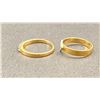 Image 2 : TWO 14K LADIES RINGS SET WITH DIAMONDS (3.6G)