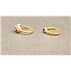 Image 2 : TWO 10K LADIES RINGS SET WITH ASSORTED STONES (3.9G)