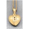 Image 2 : 10K CHAIN (19") WITH 10K HEART PENDANT (15.4G)