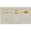 Image 1 : 14K LADIES WEDDING RING, 10K LADIES SIGNET RING & 14K LADIES WEDDING RING SET WITH DIAMONDS (4.1G